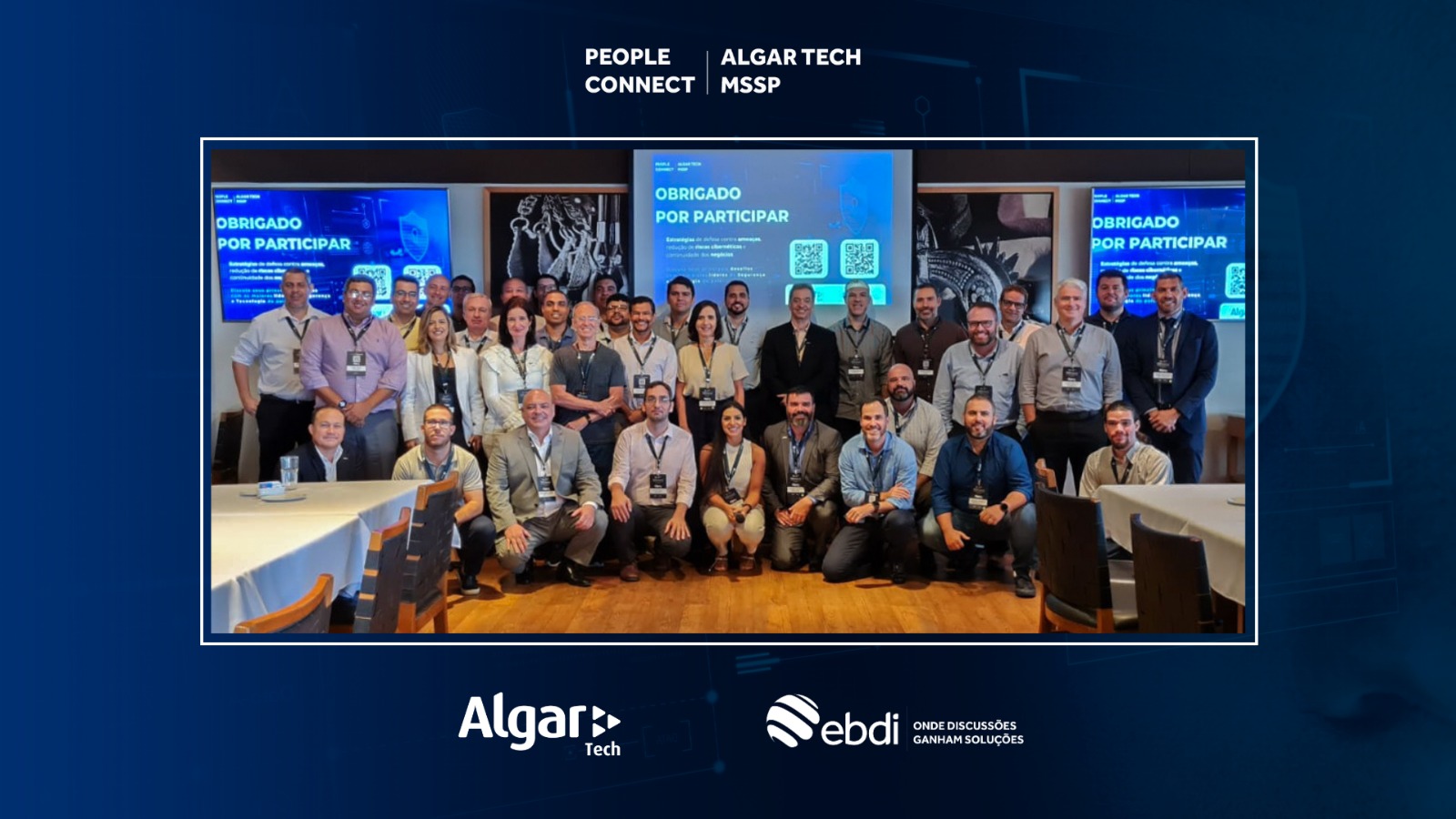 Algar Tech marca presença no People Connect 2023 no Rio de Janeiro com o tema: Estratégias de defesa contra ameaças, redução de riscos cibernéticos e continuidade dos negócios.